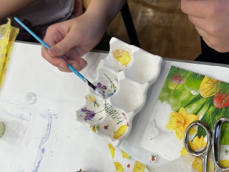 Poslikava podstavkov za pirhe 3